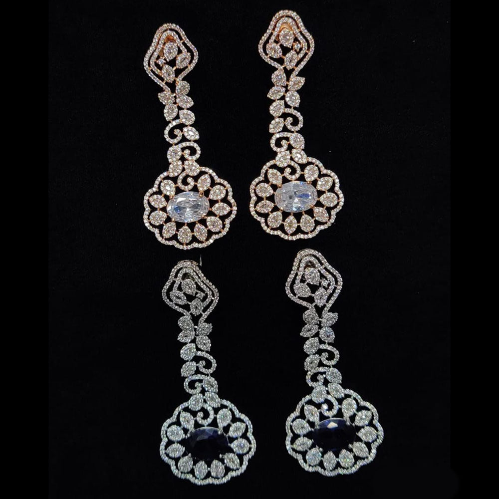 Kavita Art American Diamonds Dangler Earrings