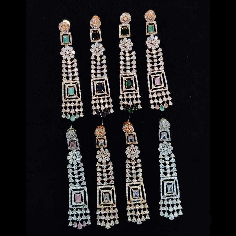 Kavita Art American Diamonds Dangler Earrings