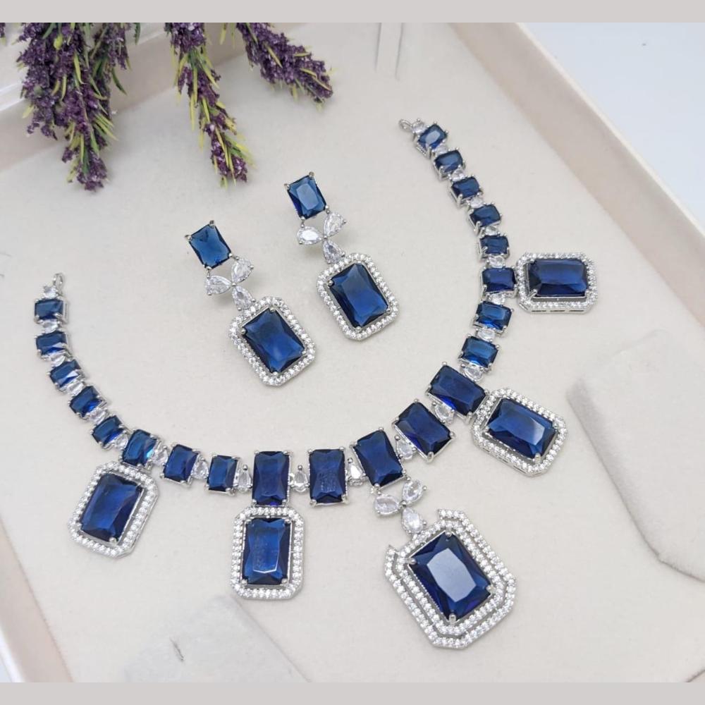 Kavita Art American Diamond Necklace Set for Women