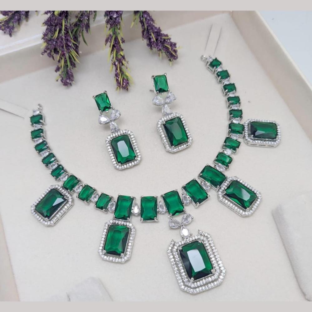 Kavita Art American Diamond Necklace Set for Women