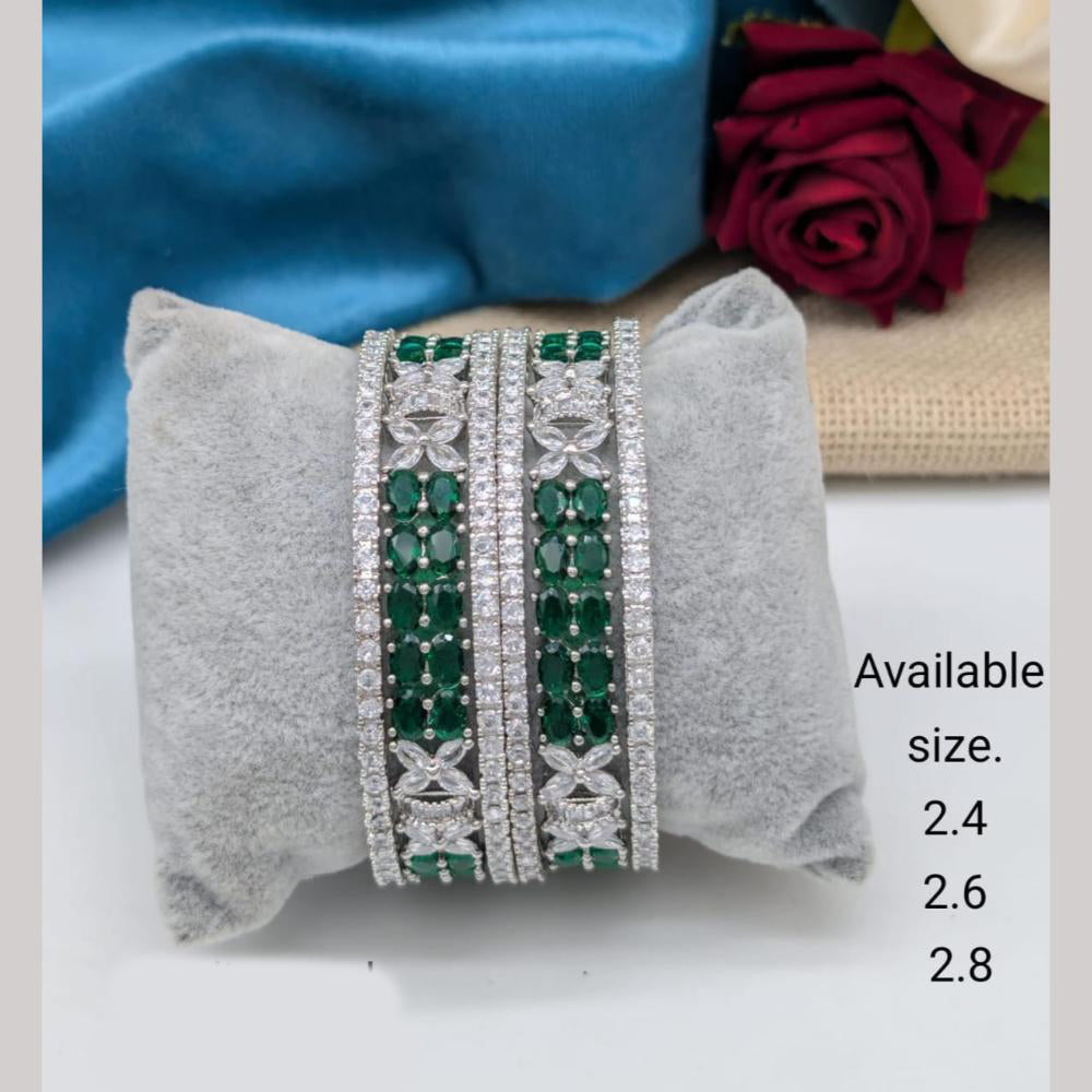 Kavita Art Silver Plated Bangle for Gifting