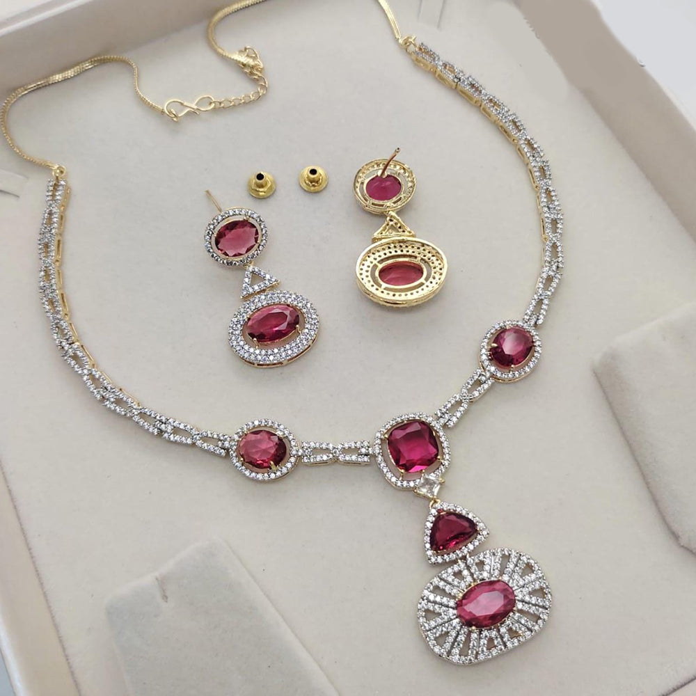 Kavita Art  American Diamond Necklace Set