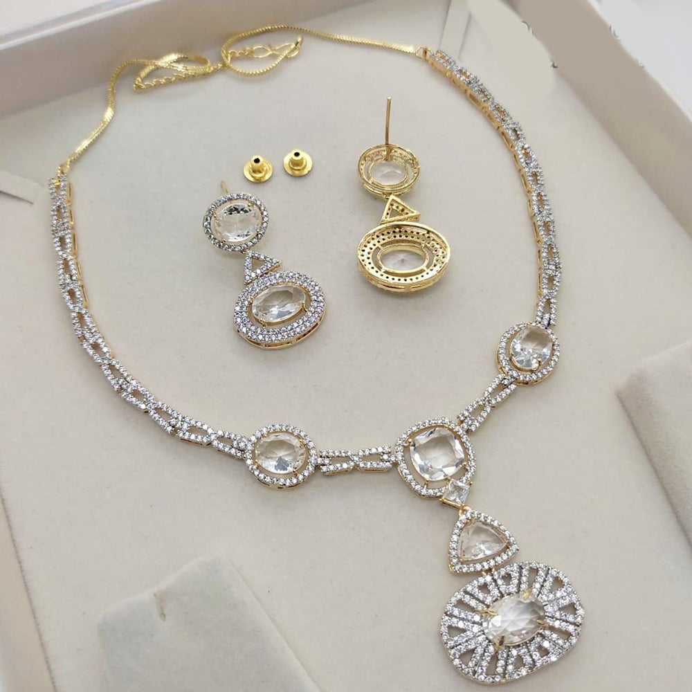 Kavita Art  American Diamond Necklace Set