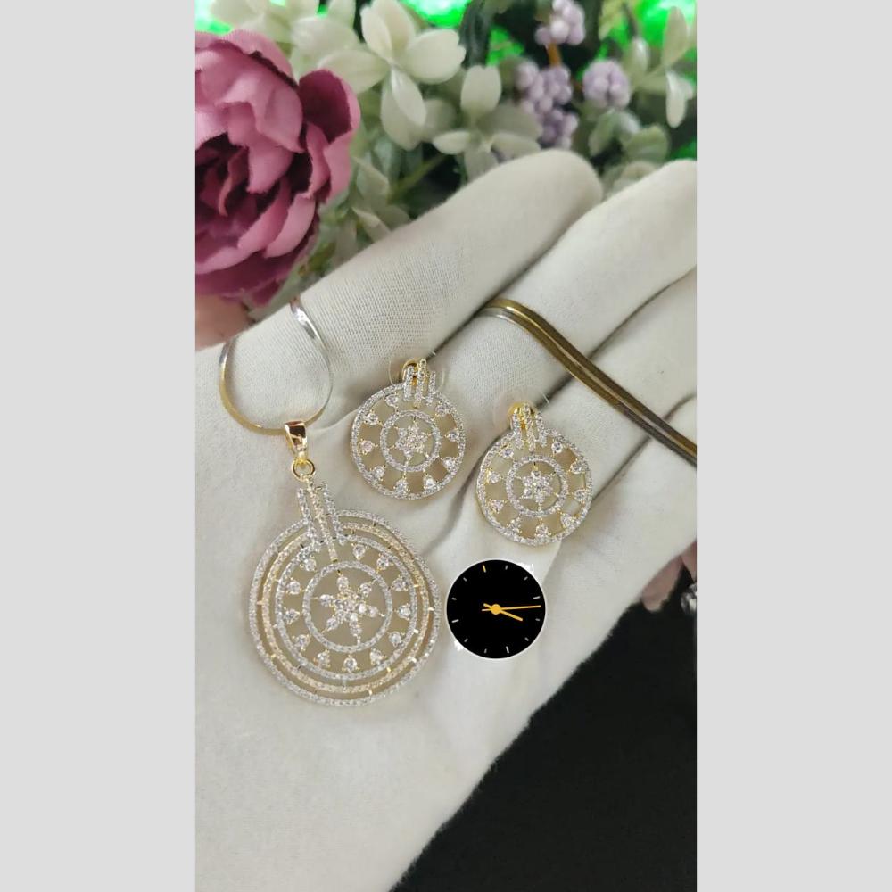 Kavita Art Kavita Art Graceful Austrian Stone Pendant Set