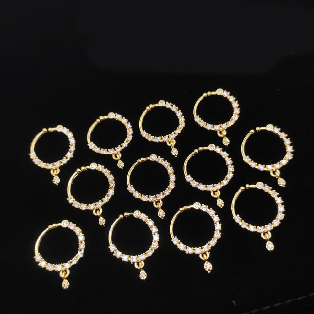 Kavita Art Dazzling Sparkling Austrian Stone Nose Pin