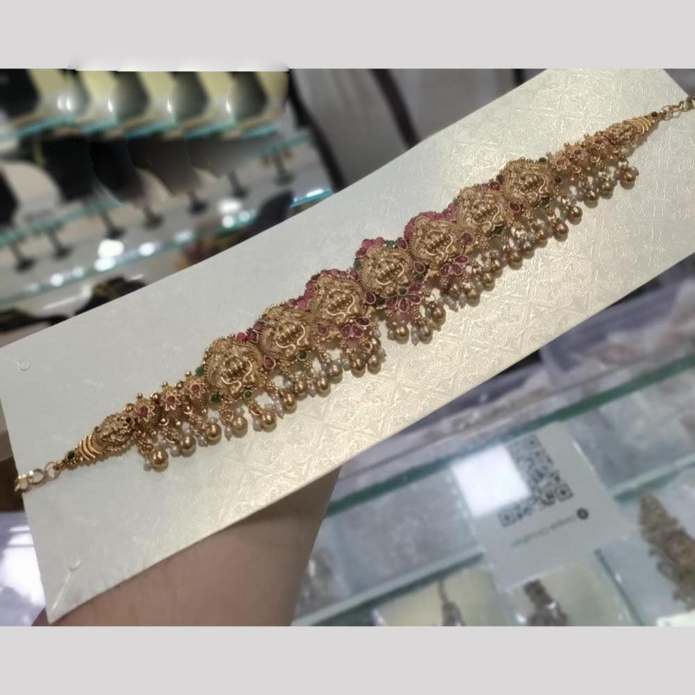 Kavita Art Antique Gold Temple Kamar Band  Cultural Waist Belt for Wedding & Festive Wear