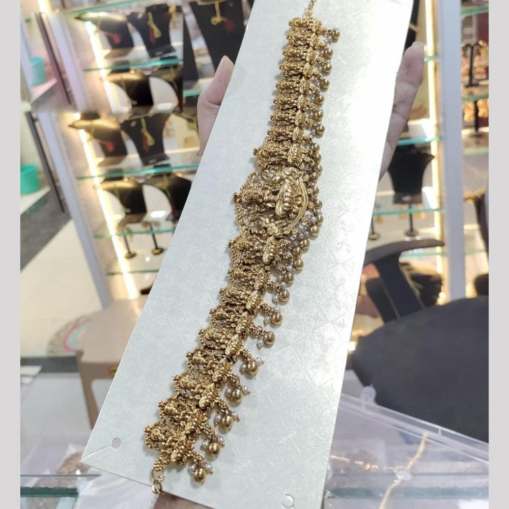 Kavita Art Elegant Temple Kamarbandh  Traditional Wedding Waist Belt with Laxmi Idol