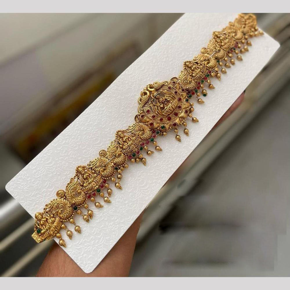 Kavita Art Antique Gold Temple Kamar Band  Cultural Waist Belt for Wedding & Festive Wear