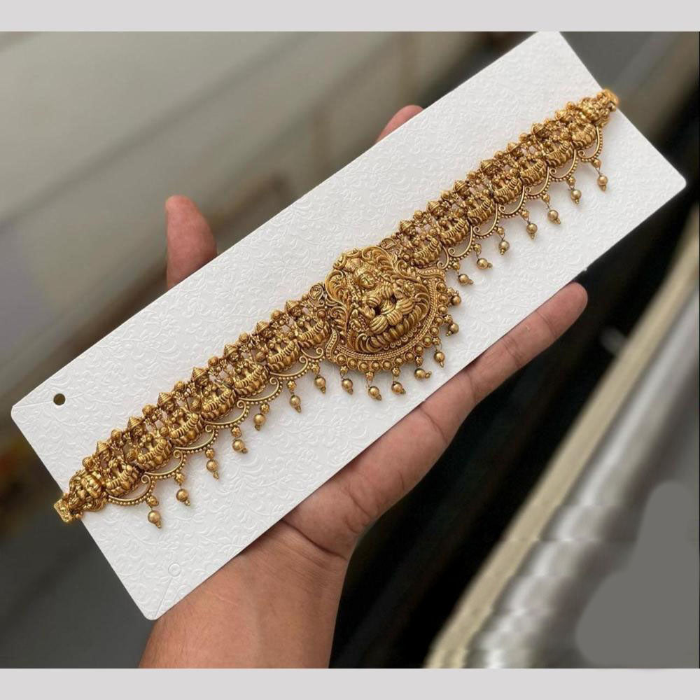 Kavita Art Antique Gold Temple Kamar Band  Cultural Waist Belt for Wedding & Festive Wear
