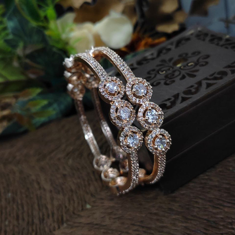 Kavita Art Festive Elegant Austrian Stone Bangles Set