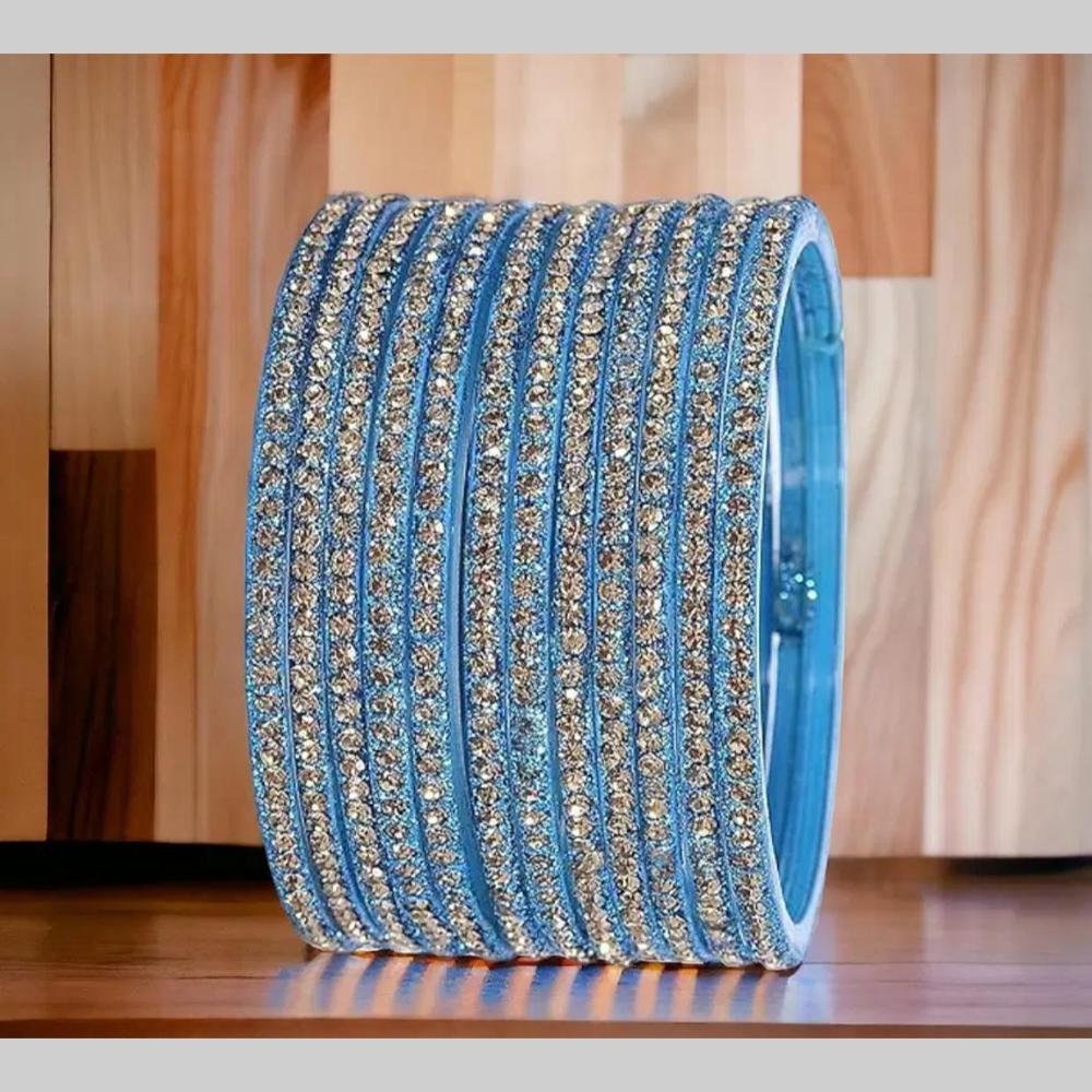 Kavita Art Classic Austrian Stone Glass Bangles Set
