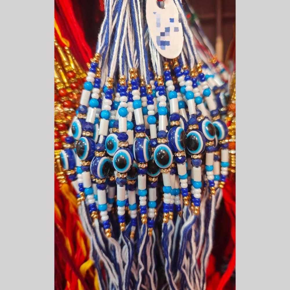 Kavita Art Pack of 12 Stylish Evil Eye Protection Rakhi for Brother