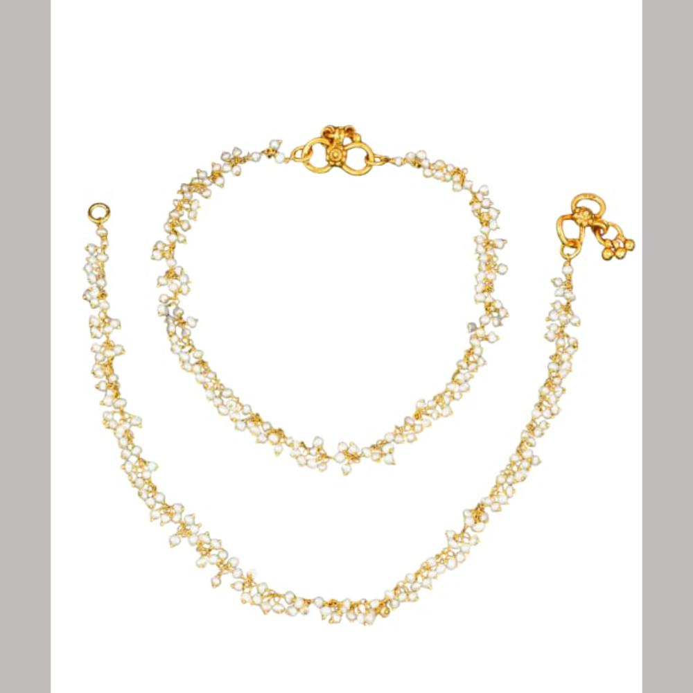 SNERA Gold Plated Pearl Payal