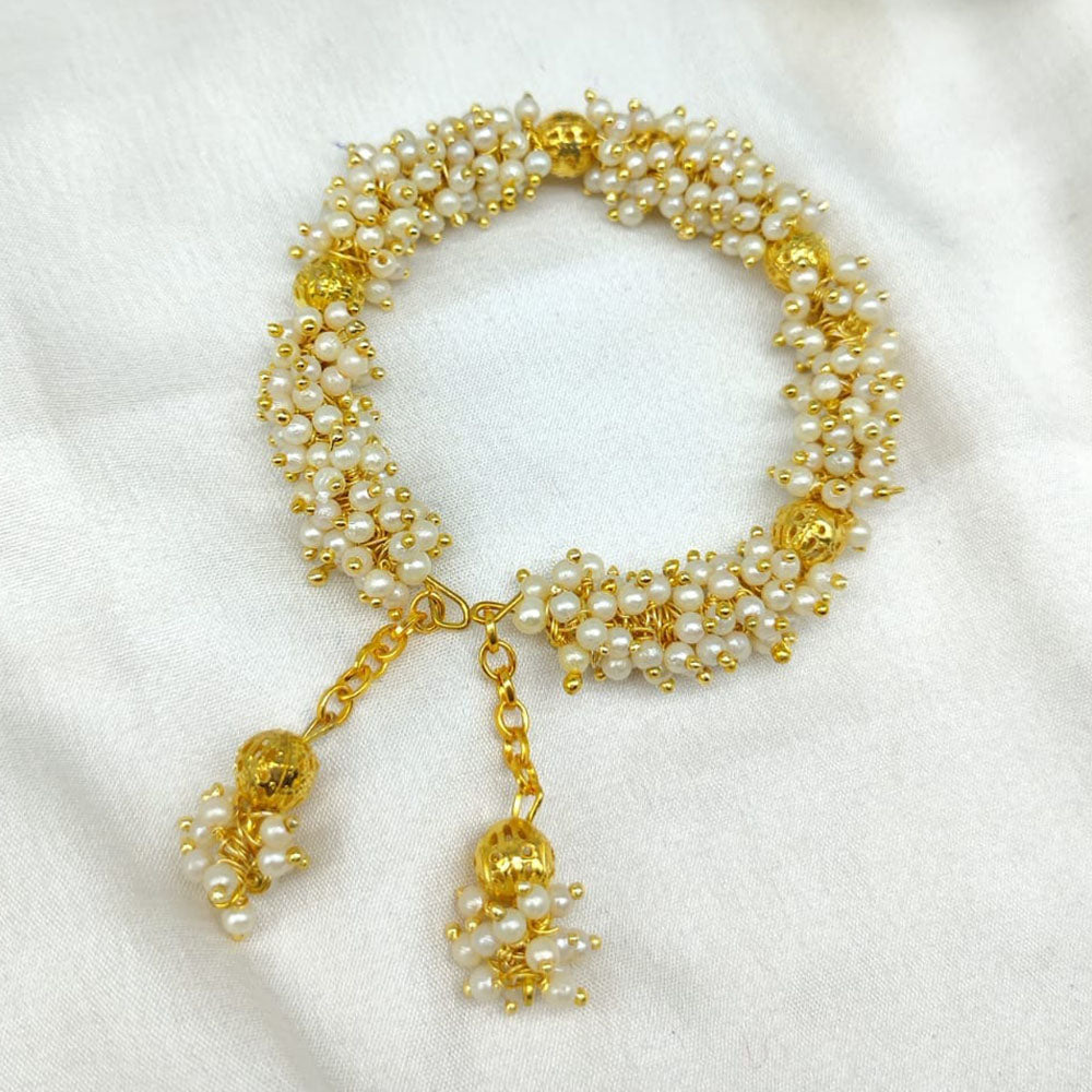 SNERA Gold Plated Pearl Bracelet