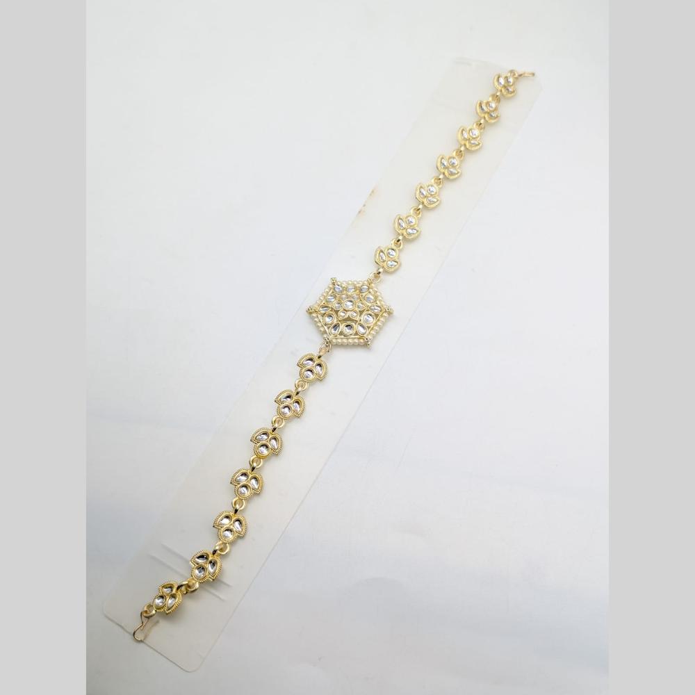 SNERA Timeless Tresses Antique Kundan Stone Sheshphool