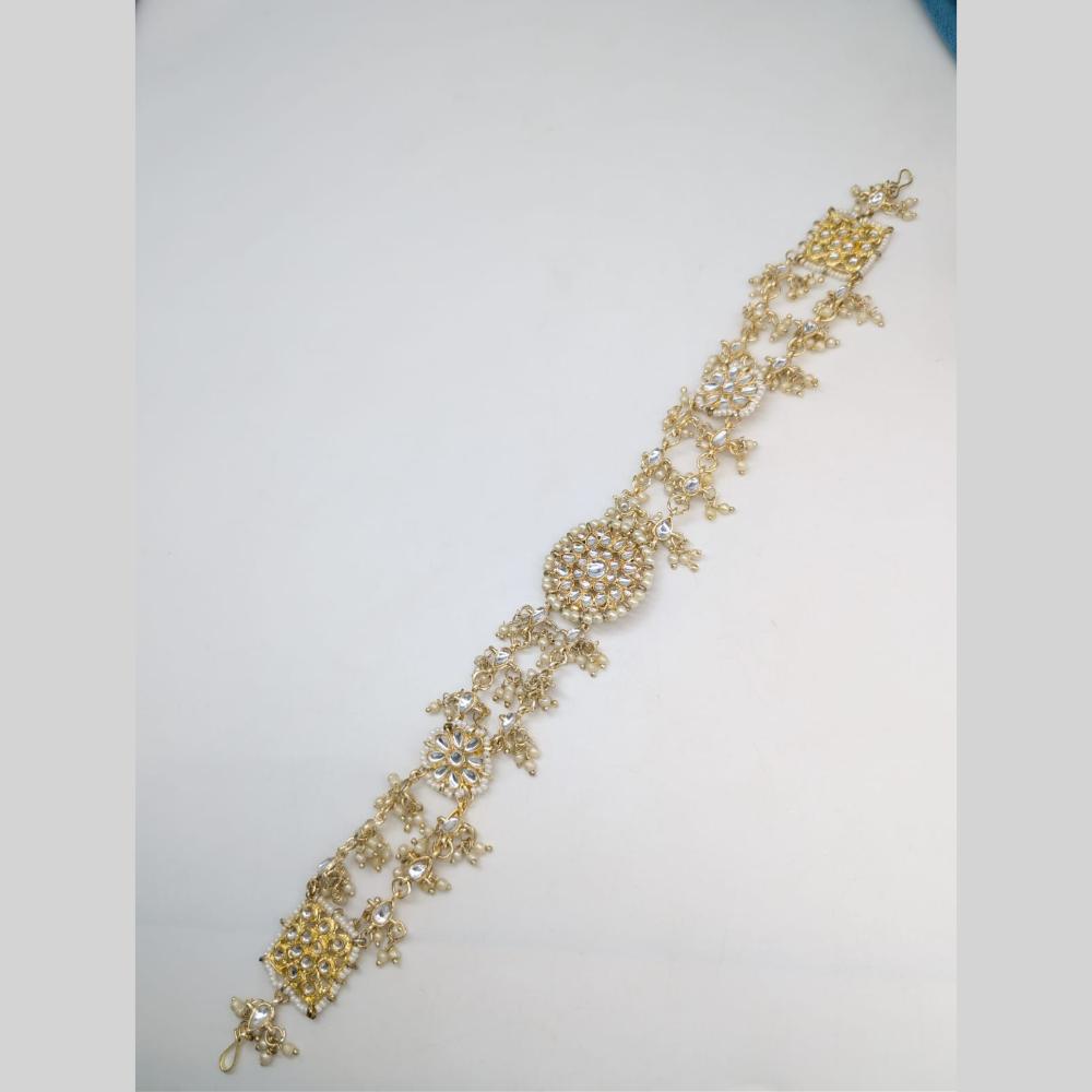 SNERA Timeless Tresses Antique Kundan Stone Sheshphool