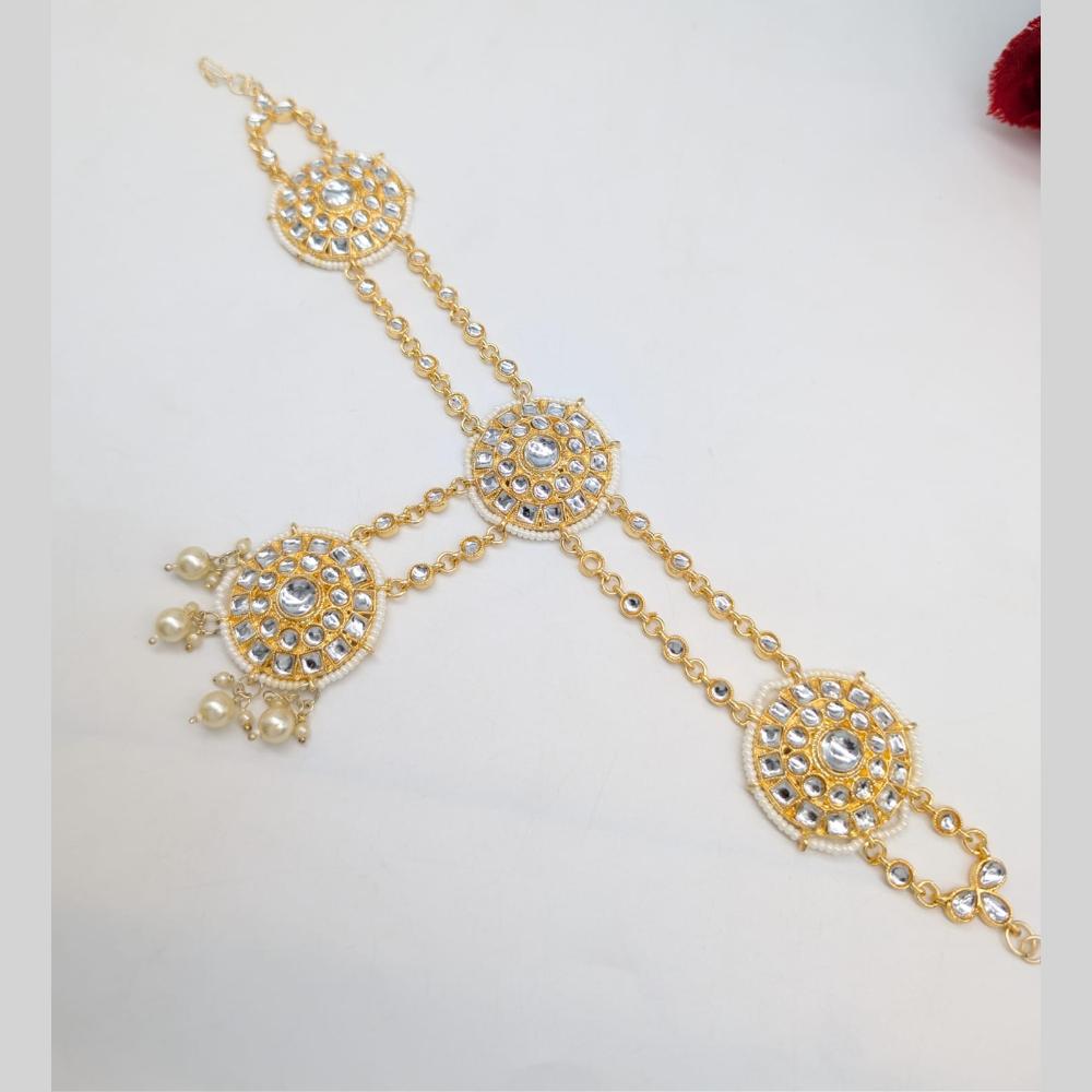 SNERA Timeless Tresses Antique Kundan Stone Damini Mangtikka