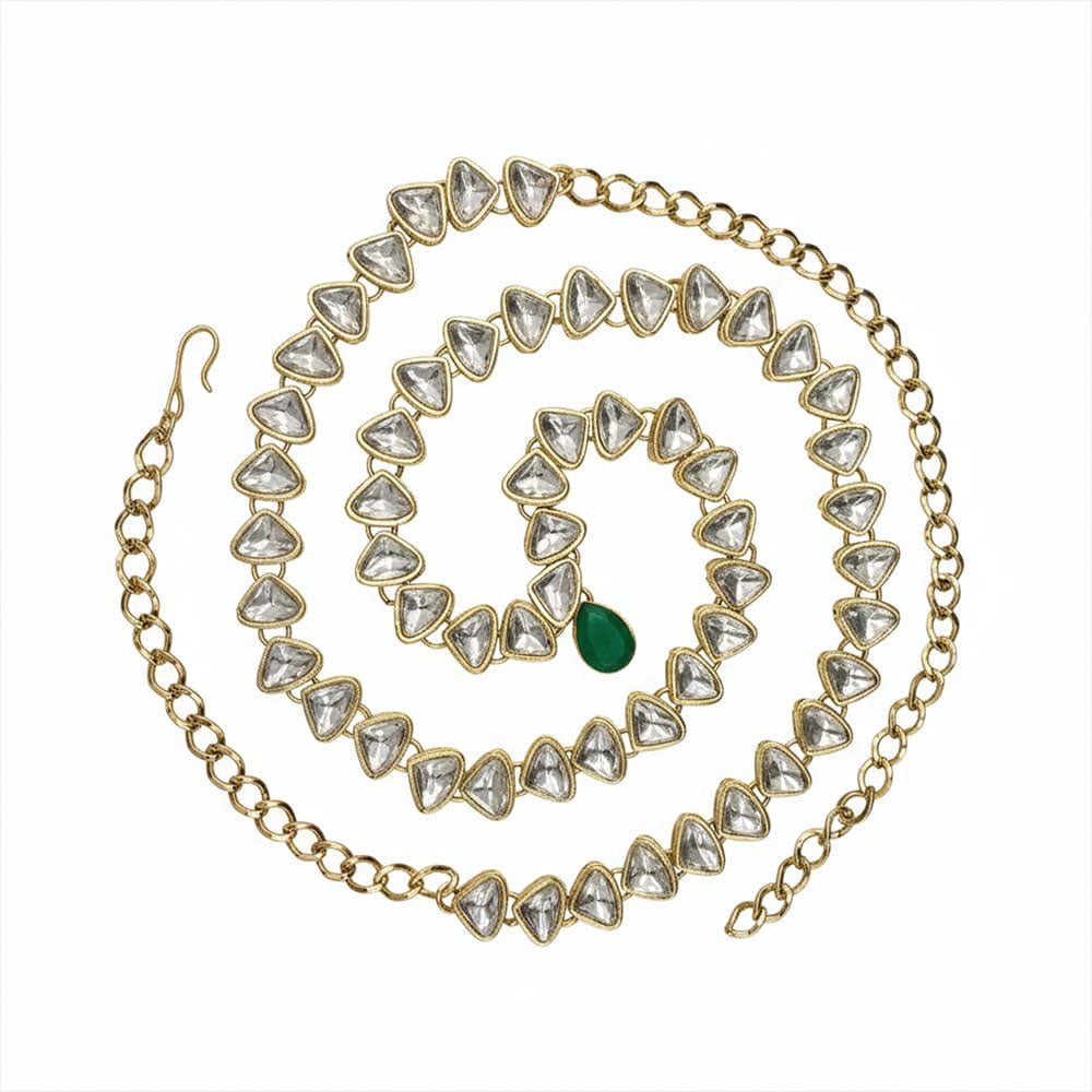 SNERA Crystal Stone Designer Kamarbandh for Women