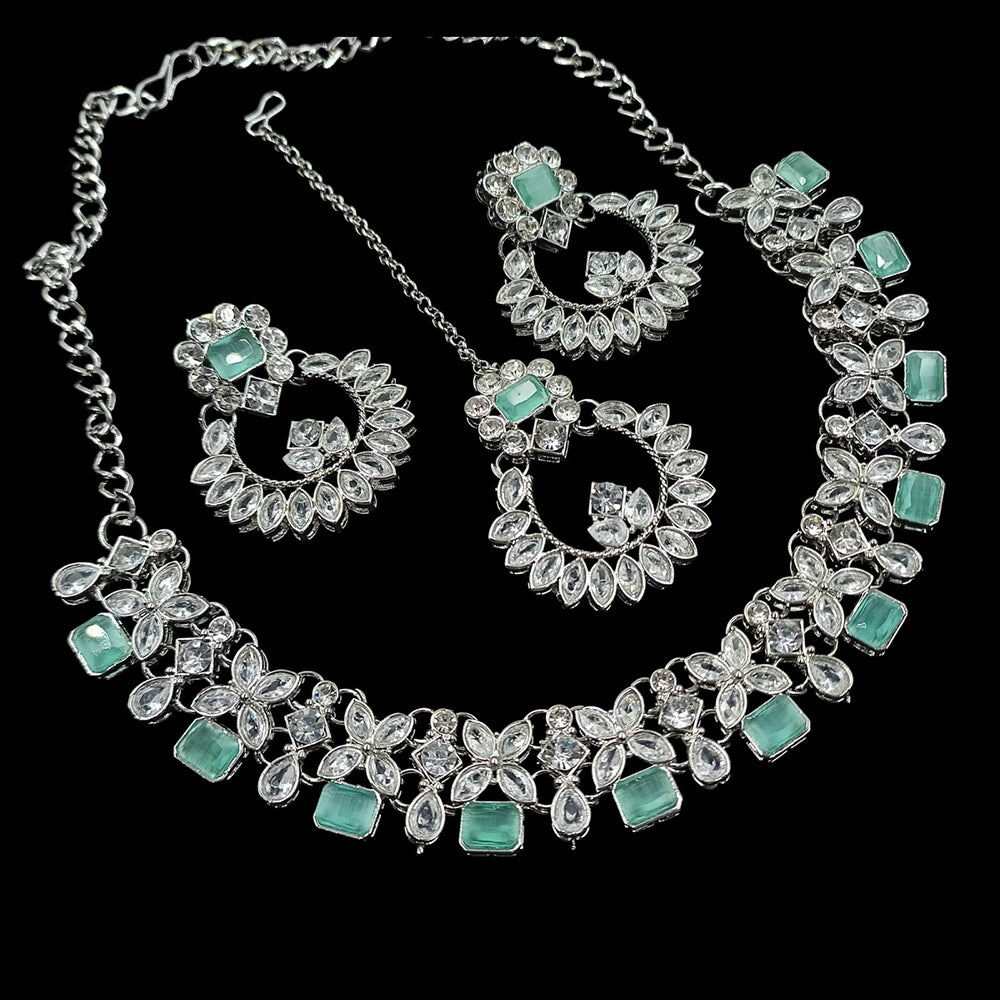 SNERA Sparkling Crytsal Stone Necklace Set