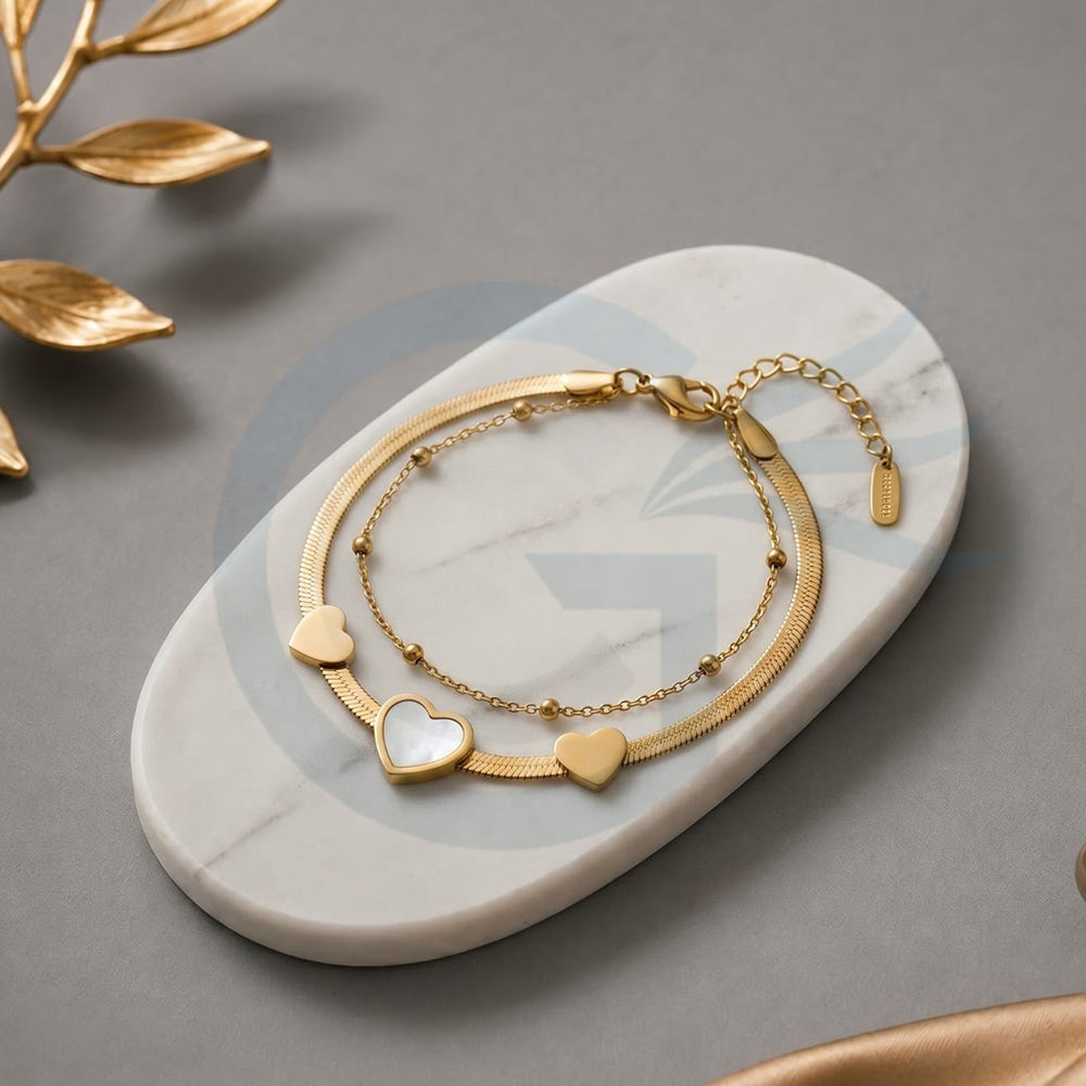 SNERA Elegant Heart Shape Bracelet for Women