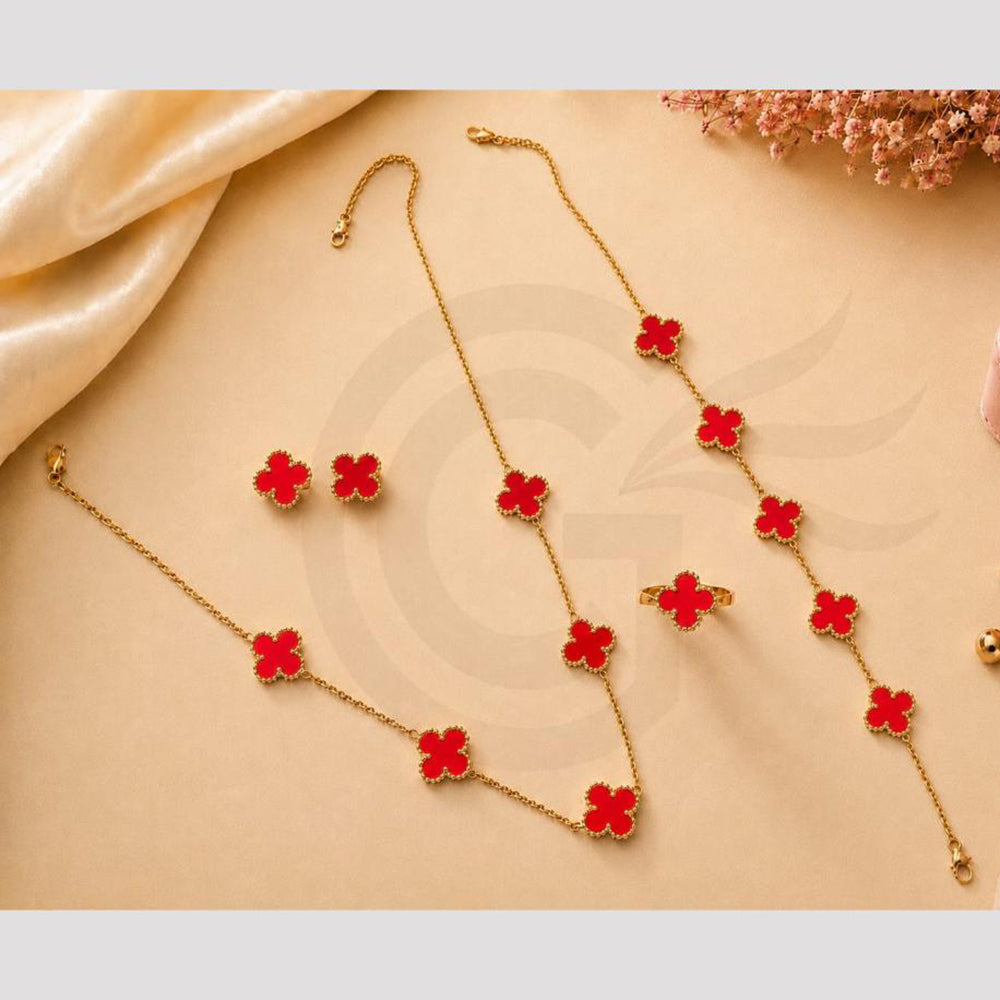 SNERA Designer Clover Combo Set For Women