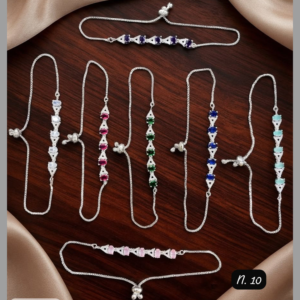 SNERA Glamorous American Diamond Party Wear Bracelet