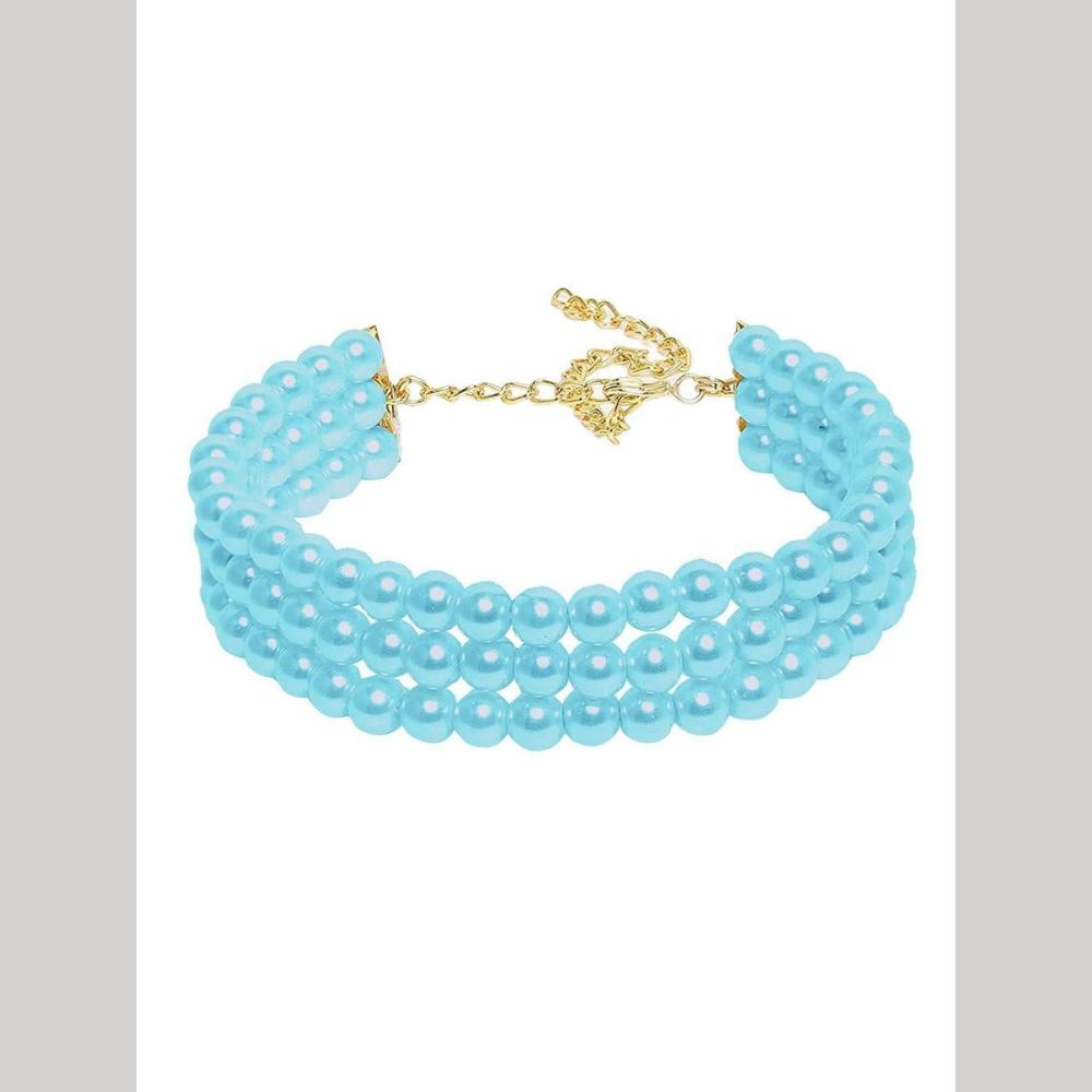 SNERA Party Wear Beads Choker Neckalce