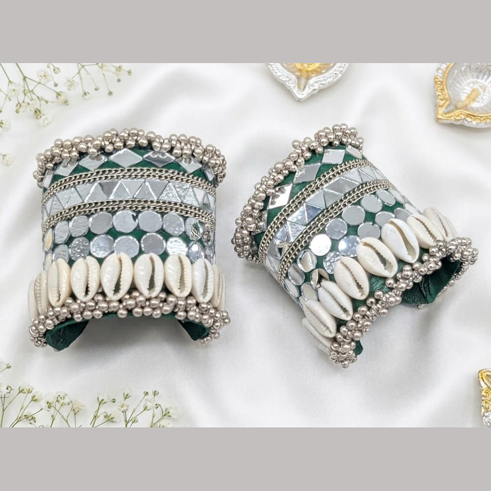 SNERA Glamorous Mirror And Shell Bracelet