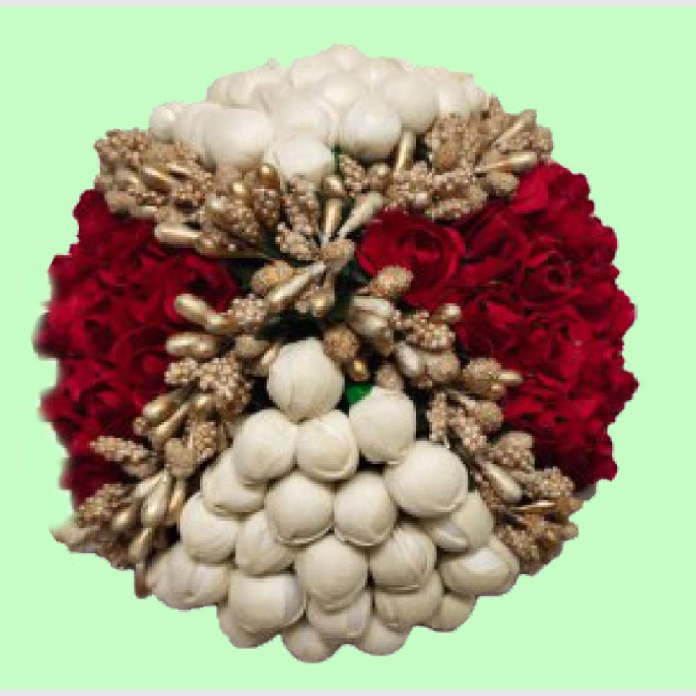 Kavya's Kreation Designer Floral Hair Brooch