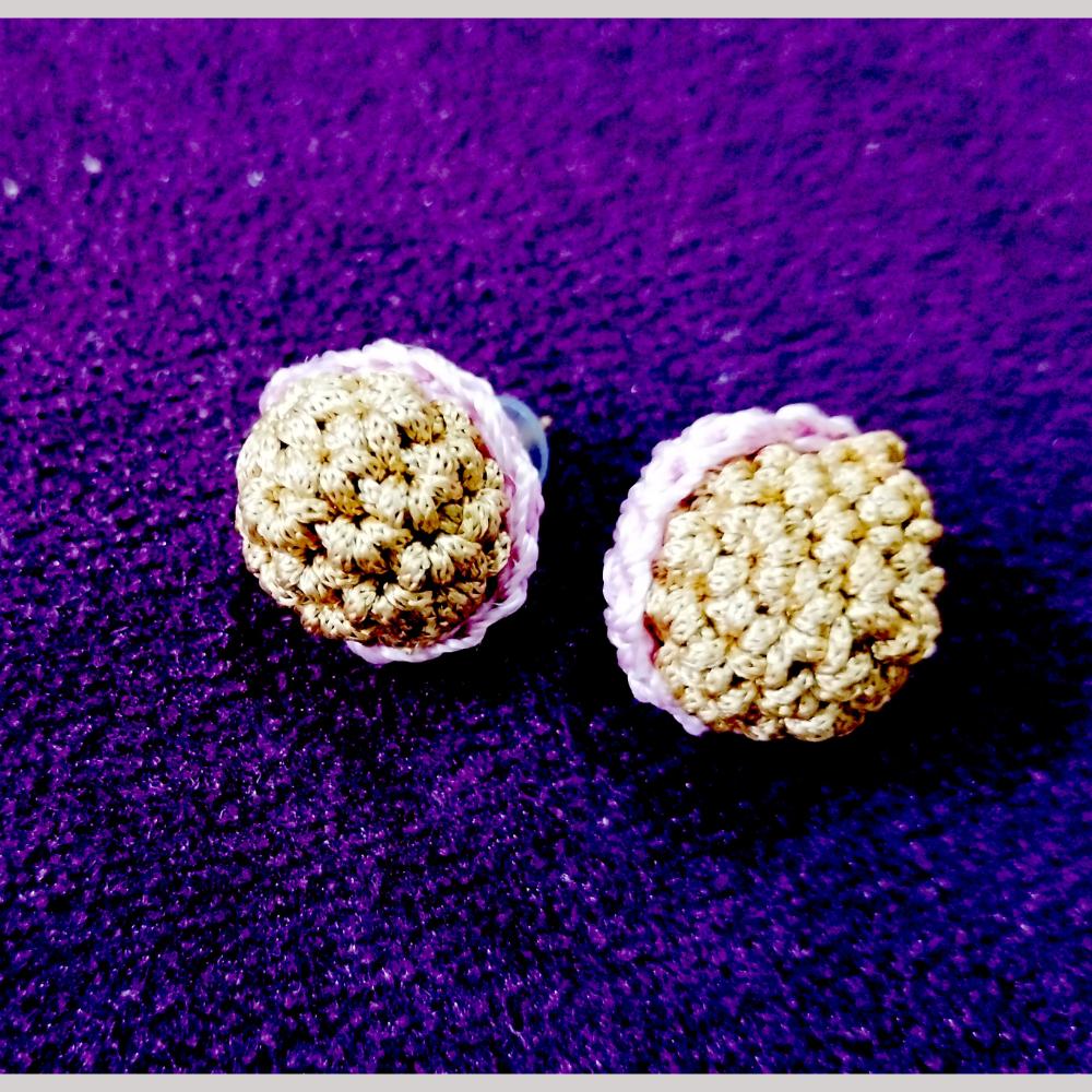 Kavya's Kreation Handmade Thread Stud Earrings