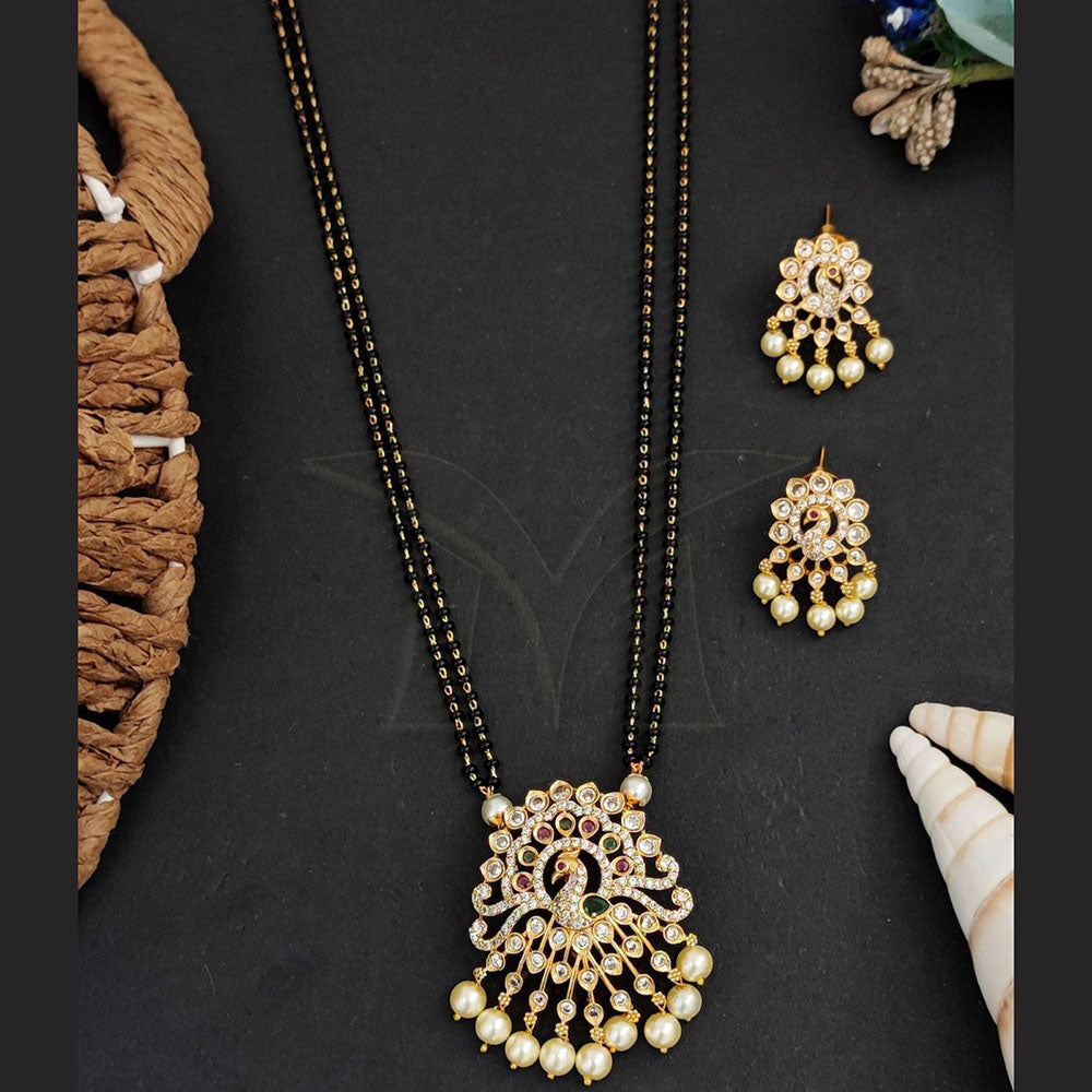 Everlasting Quality Jewels Gold Plated Austrian Stone Mangalsutra