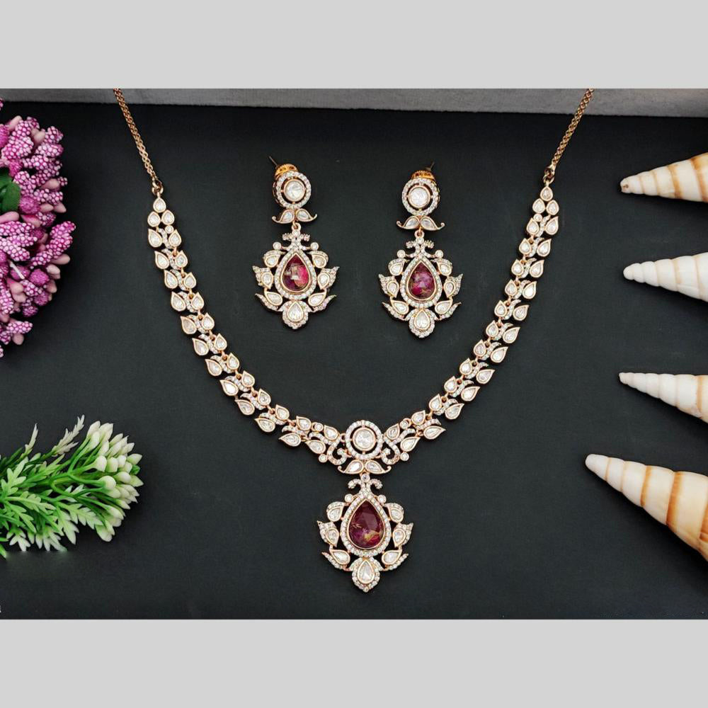 Everlasting Ethnic Necklace Set – Kundan & Polki Work for Elegant Occasions