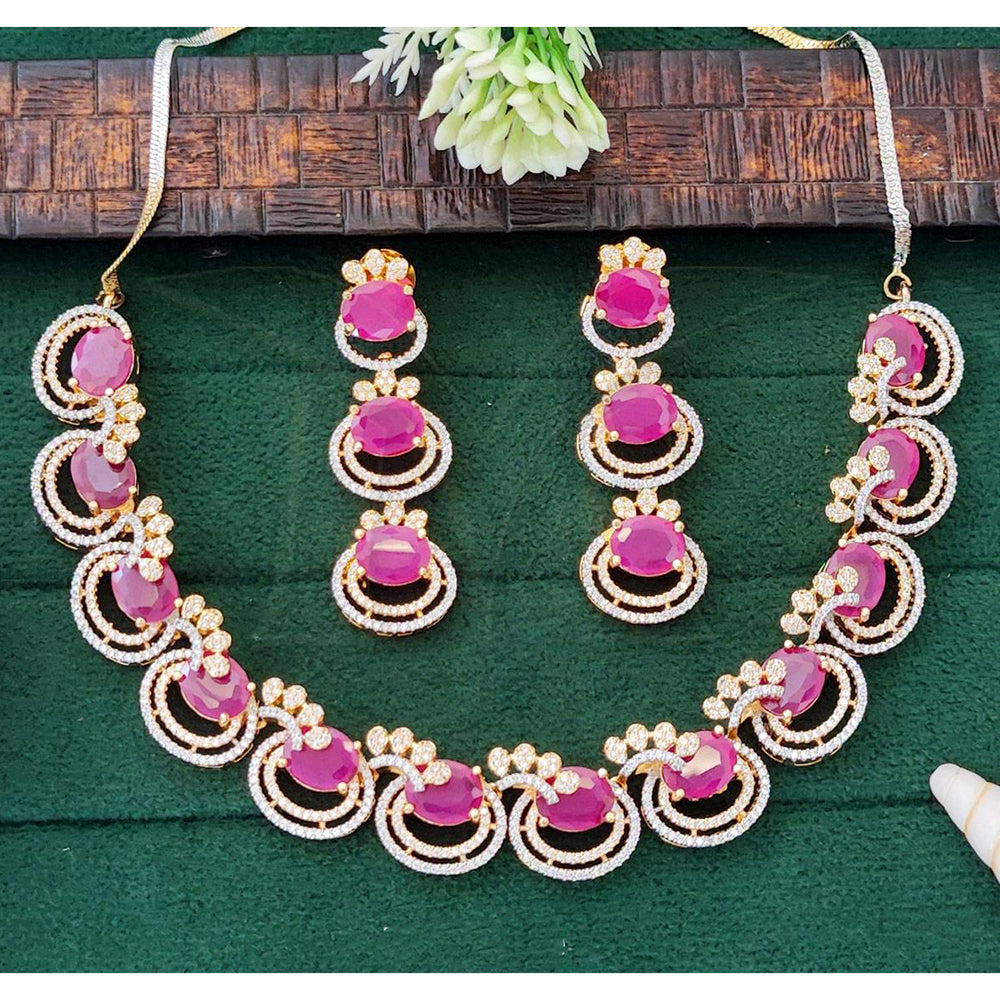 Everlasting Quality Jewels Graceful Austrian Stone And Pota Necklace Set