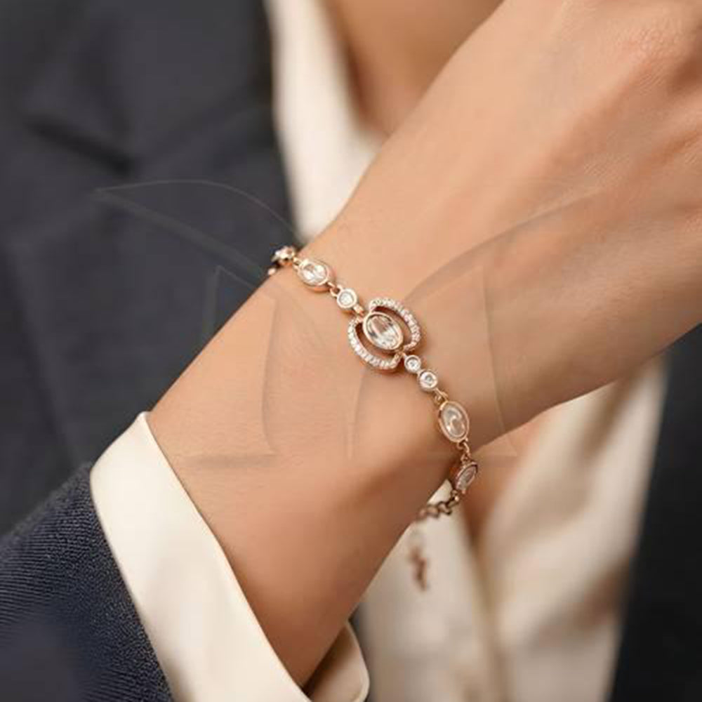 Everlasting Quality Jewels Royal Polki Kundan Stone Bracelet