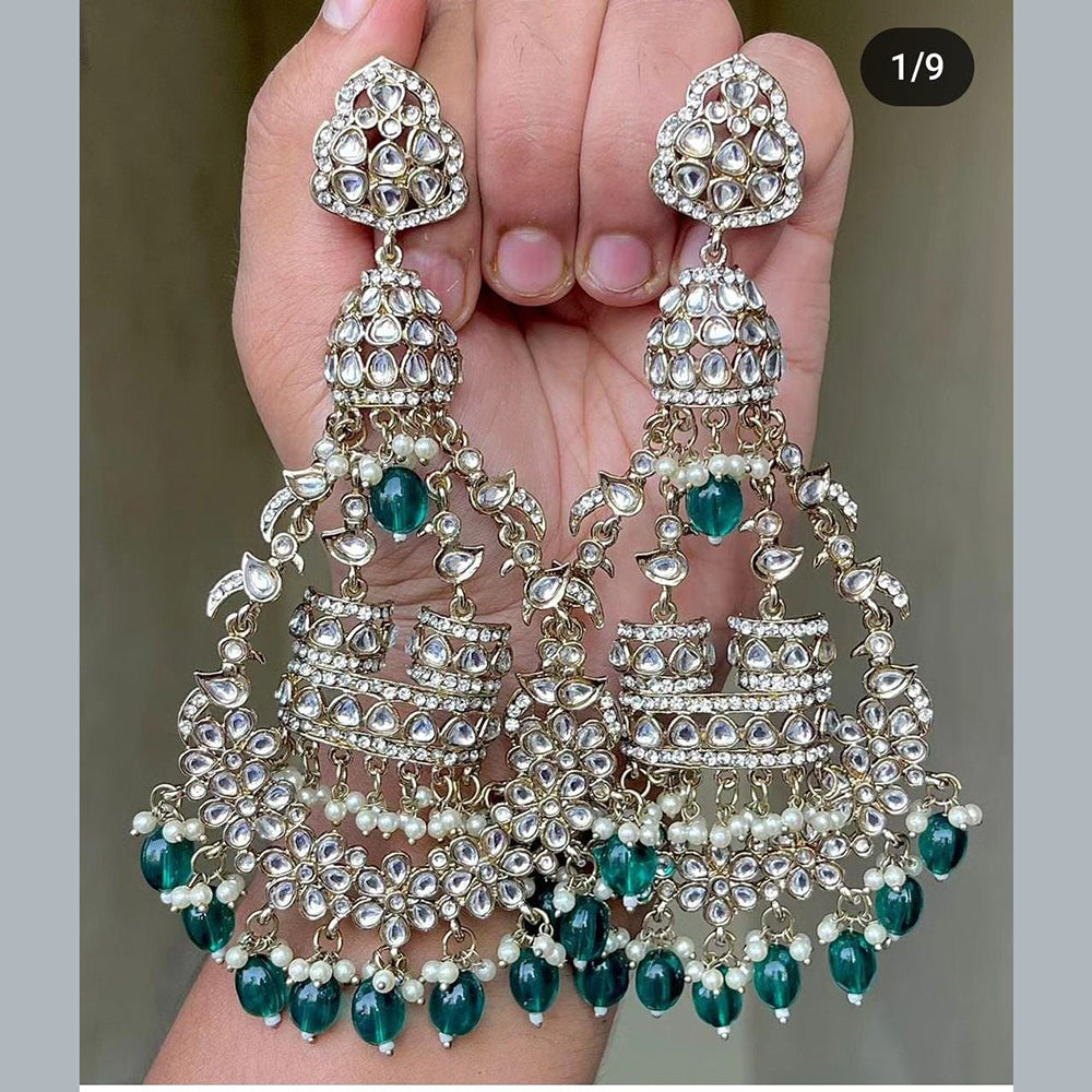 FS Collection Silver Plated Dangler Earrings