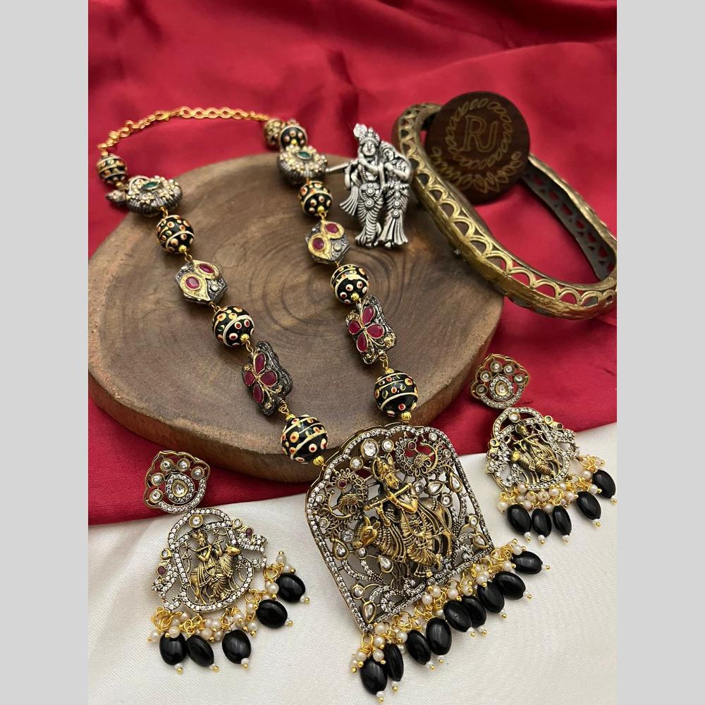 FS Collection Gold Plated Necklace Set