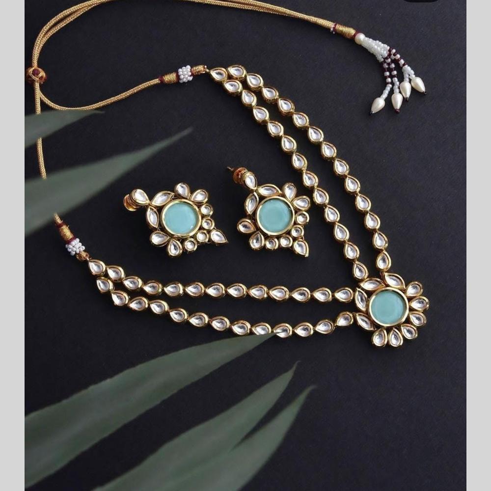 FS Collection Gold Plated Necklace Set