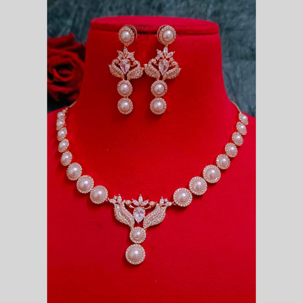 FS Collection American Diamond Necklace Set