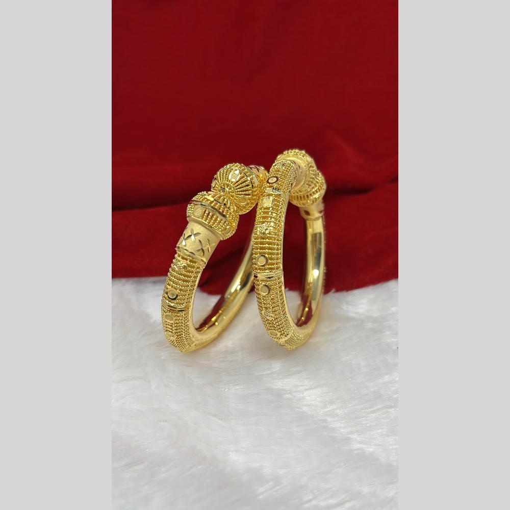 FS Collection Gold Plated Bangle Set