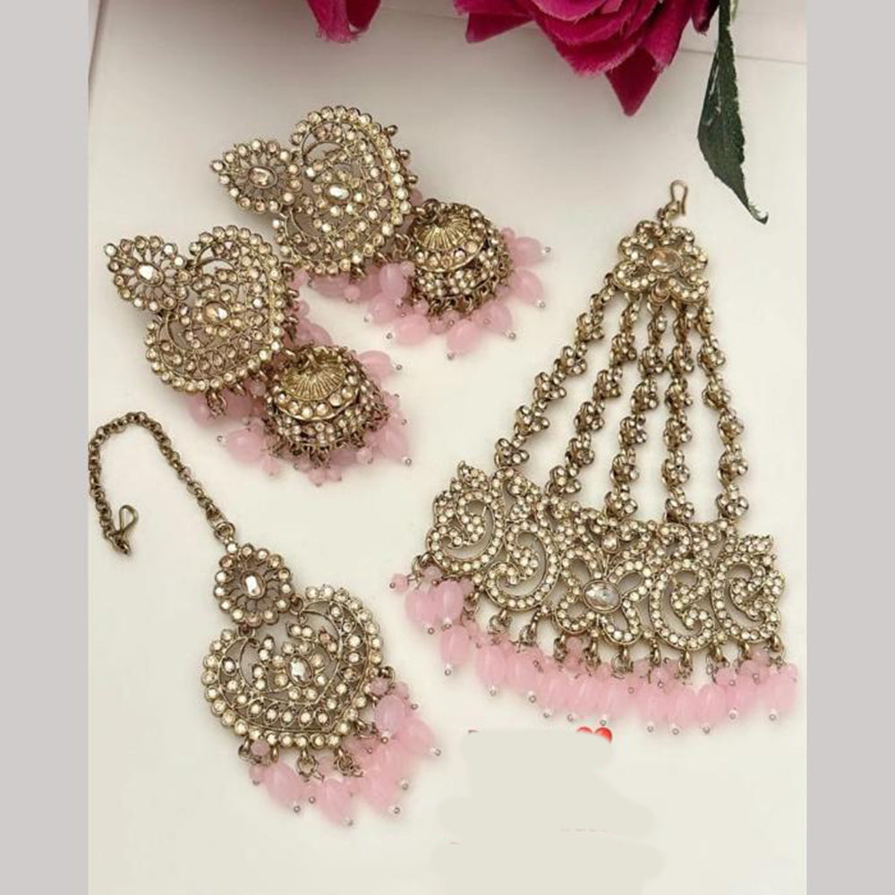 FS Collection Gold Plated Austrian Stone Combo Set