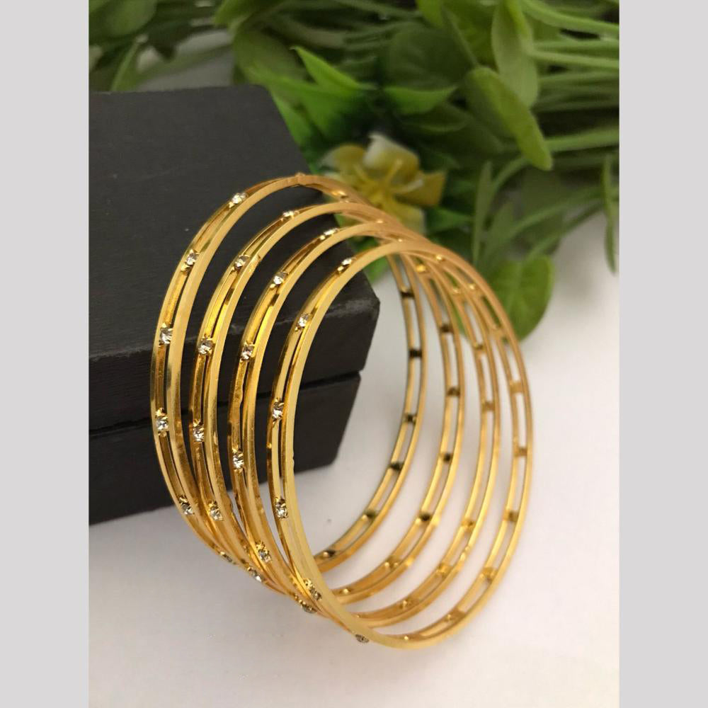 FS Collection Gold Plated Bangle Set