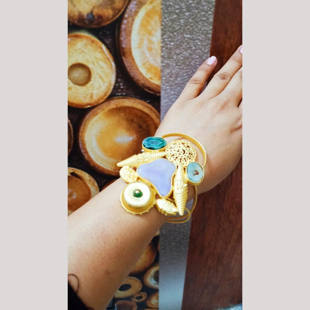 FS Collection Unique Artistic Multi Gemstone Bracelet