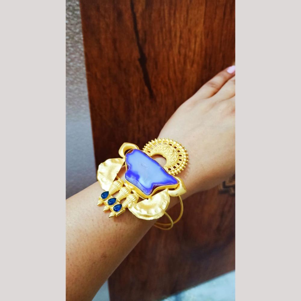 FS Collection Unique Artistic Blue Gemstone Bracelet