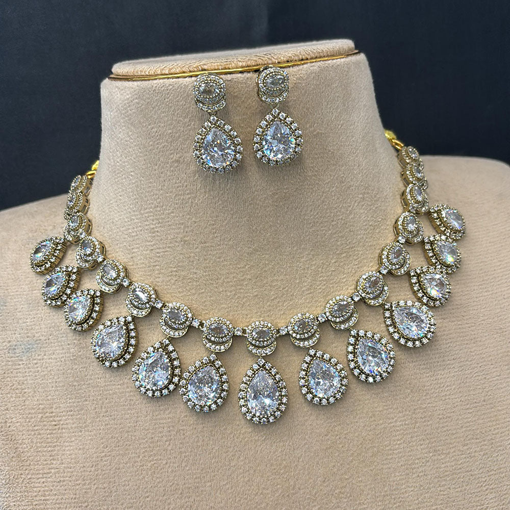 FS Collection Heritage American Daimond Necklace Set