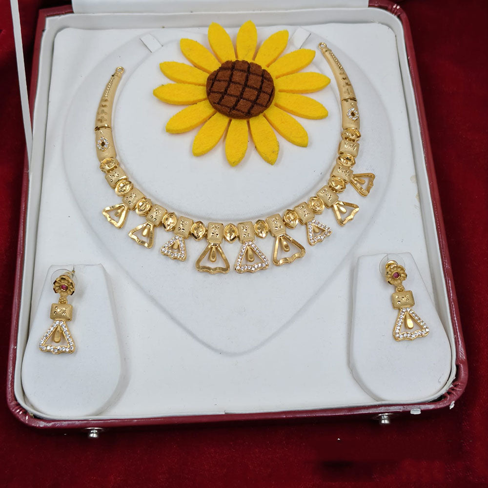 FS Collection Sparkling Austrian Stone Necklace Set