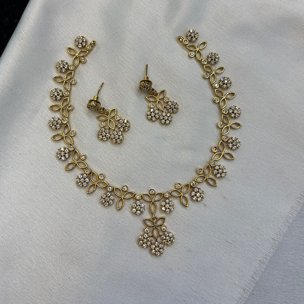FS Collection Royal Look Austrian Stone Necklace Set