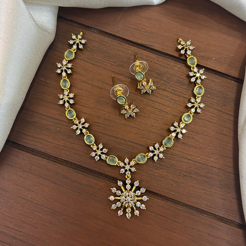 FS Collection Premium Austrian Stone And Crystal Stone Necklace Set