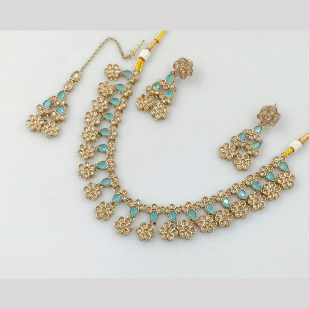 Akruti Collection Gold Plated Neckalce Set
