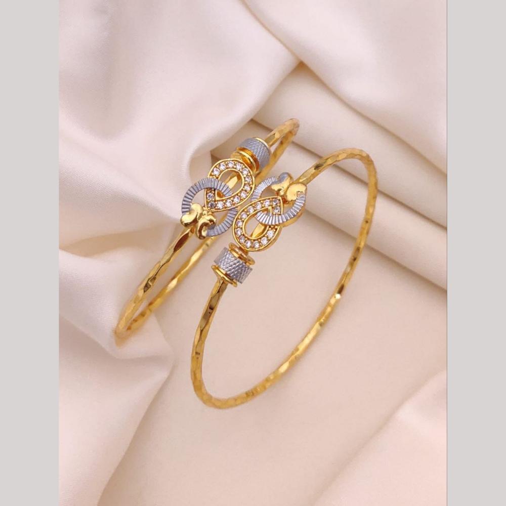 Akruti Collection Antique Polish Trendy Austrian Stone Adjustable Bracelet