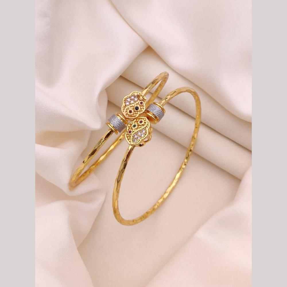 Akruti Collection Antique Polish Trendy Austrian Stone Adjustable Bracelet